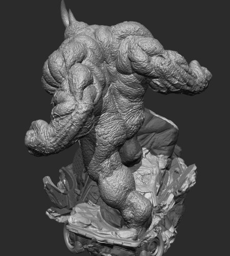 Скульптура монстр