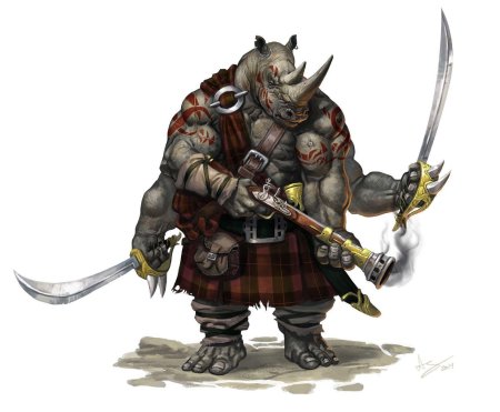 Минотавр воин днд