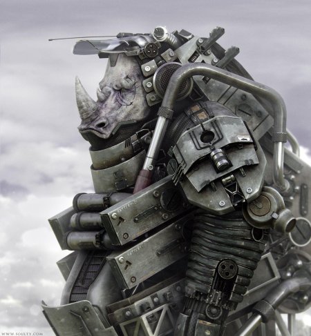 Робот носорог