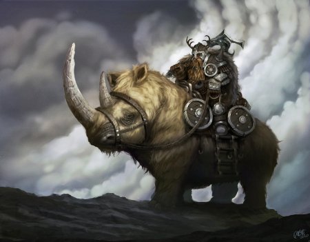 Бык арт фэнтези