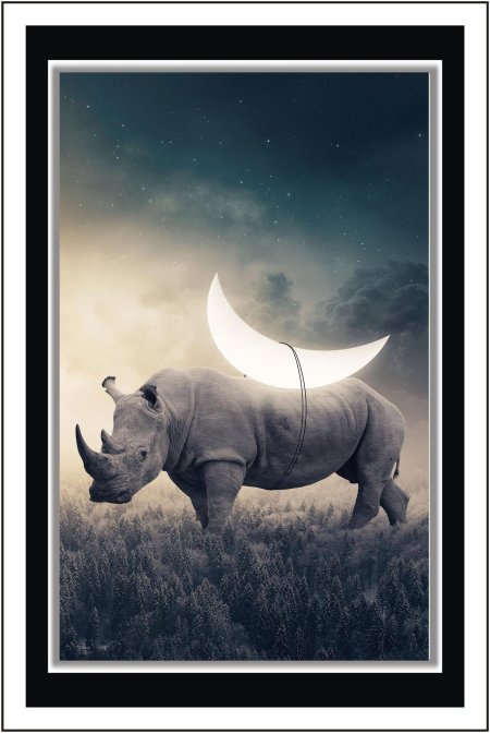 Носорог арт