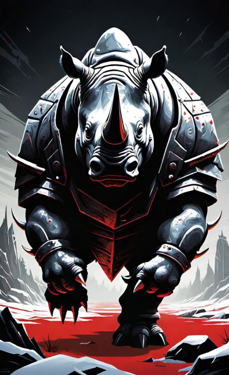 Антропоморфный носорог