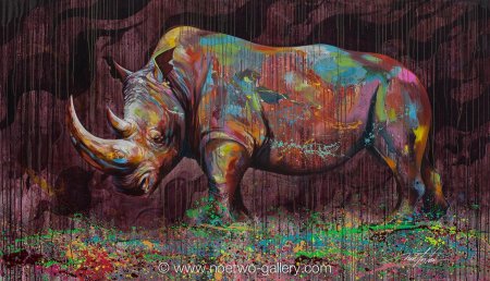 Носорог картина