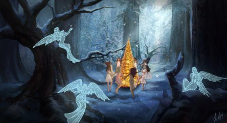 Сказочный новогодний лес