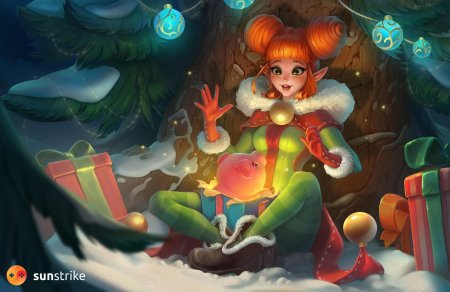 Новогодняя эльфийка