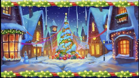 Сказочный зимний городок