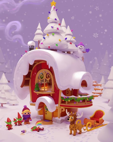 Рождественские иллюстрации