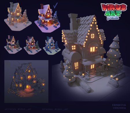 Новогодние домики