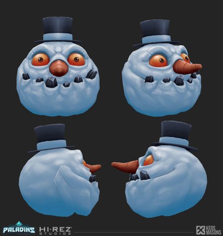 Снеговик злой