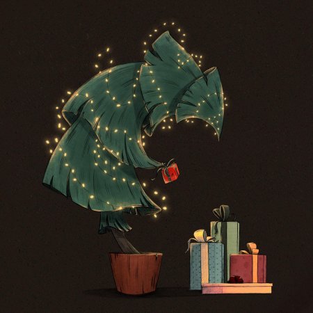 Иллюстрации новогодние