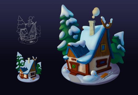 Дом мультяшная