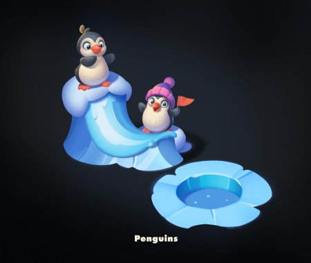 Мультяшный пингвин