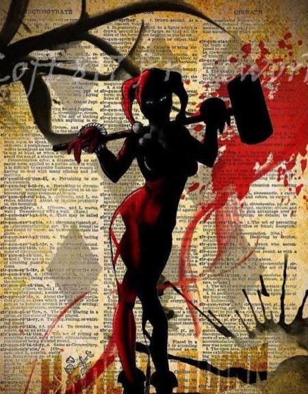 Харли квинн поп арт