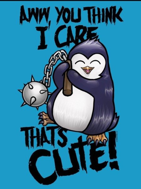 Evil penguin