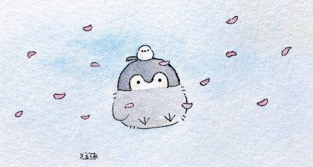 Милые пингвины для срисовки