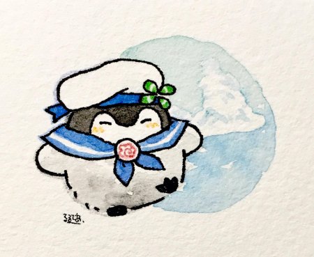 Пингвин рисунок милый