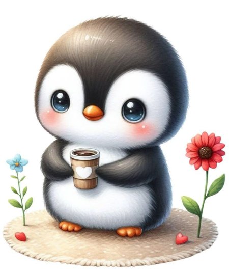 Красивый пингвин