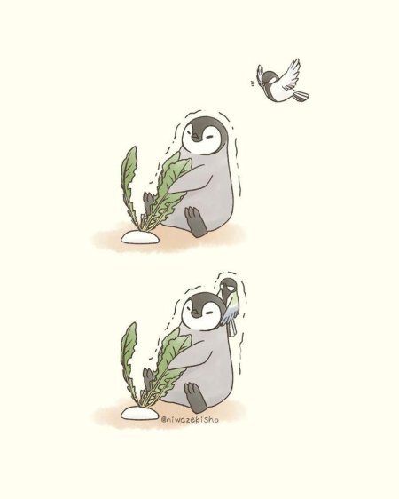 Рисунки для срисовки пингвин