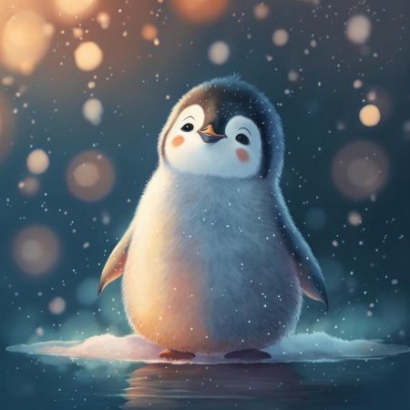 Милые пингвинята