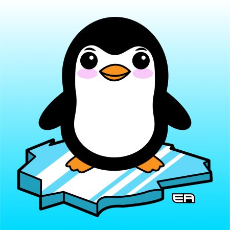 Пингвин мультяшный