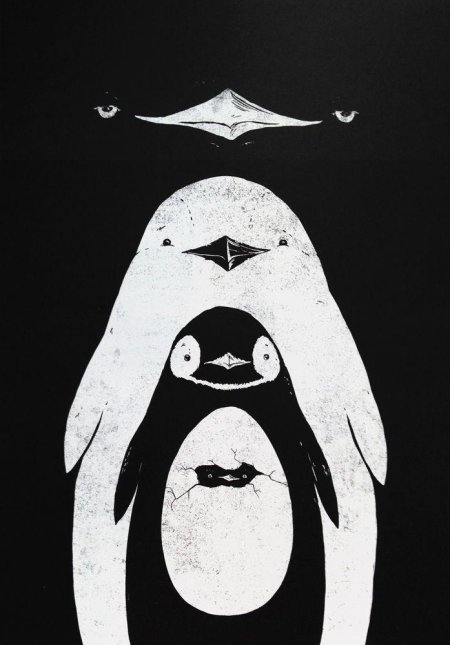 Пингвин арт