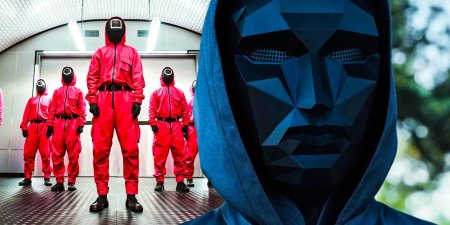 Красный человек из игры в кальмара