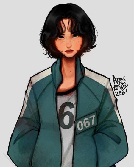 Игрок из игры кальмара