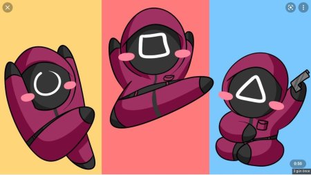 Squid game стикеры