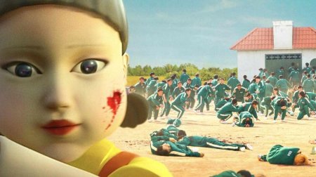 Игра в кальмара кукла