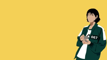 Игра в кальмара обои аниме