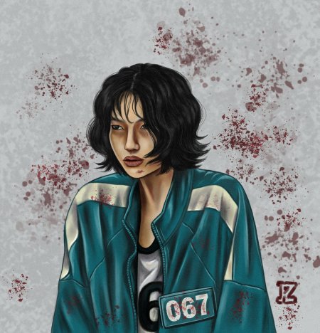 Игра в кальмара арт