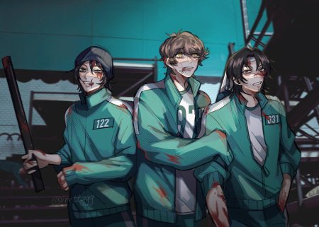 Аниме игра в кальмара