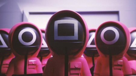 Игра в кальмара солдаты