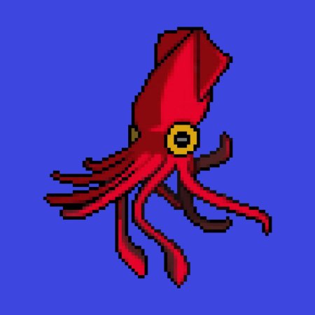 Игра в кальмара пиксель арт