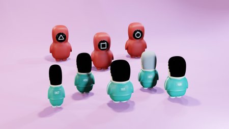 Игра в кальмара герои