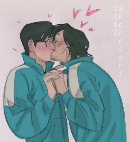 Яой игра в кальмара