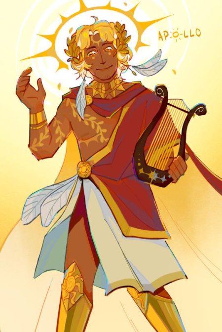 Аполлон бог древней греции арт