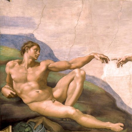 Микеланджело буонарроти сотворение адама