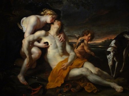 Венера и адонис рубенс