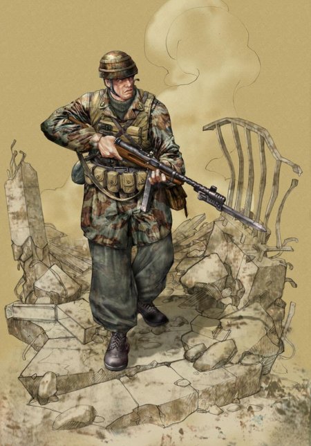 Солдат вермахта fallschirmjager