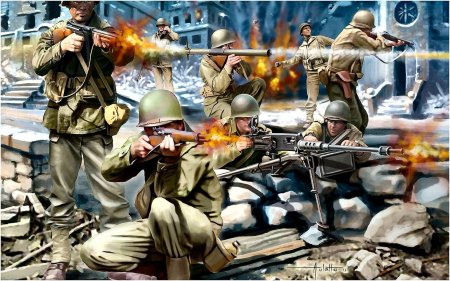 Американский солдат арт