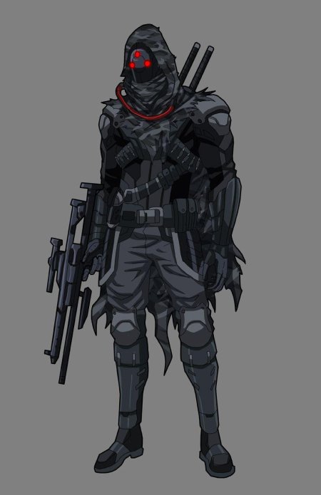 Киберниндзя концепт арт