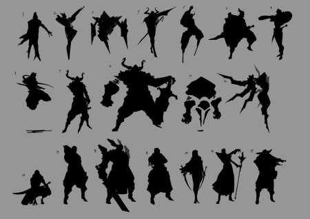 Силуэт персонажа