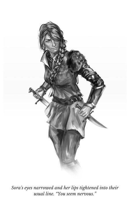 Цири ведьмак карандашом