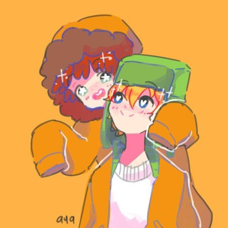 Южный парк кенни и кайл арт