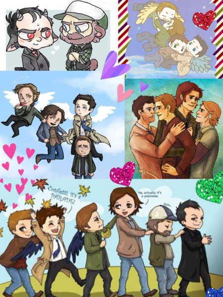 Сверхъестественное чиби кроули