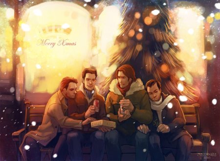 Кроули сэм и дин арт