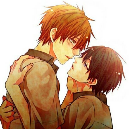 Аниме поцелуй яой