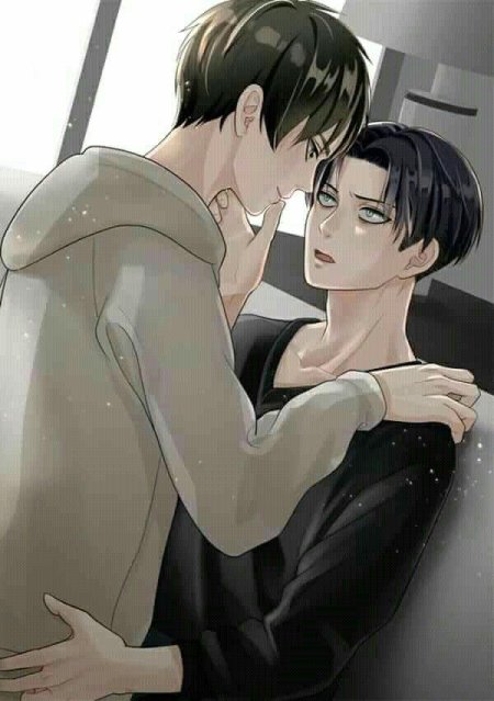 Аниме атака титанов леви и эрен