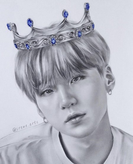 Группа бтс разукрашен